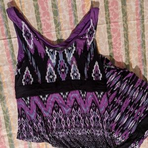 Purple sleeveless casual dress from athleta